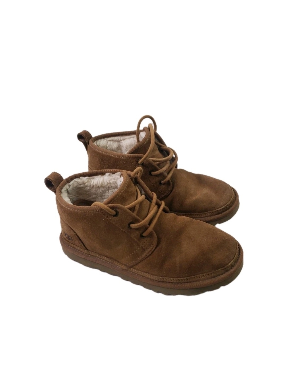 UGG Chukka Shearling Suede Leather Ankle Boots Womens 8